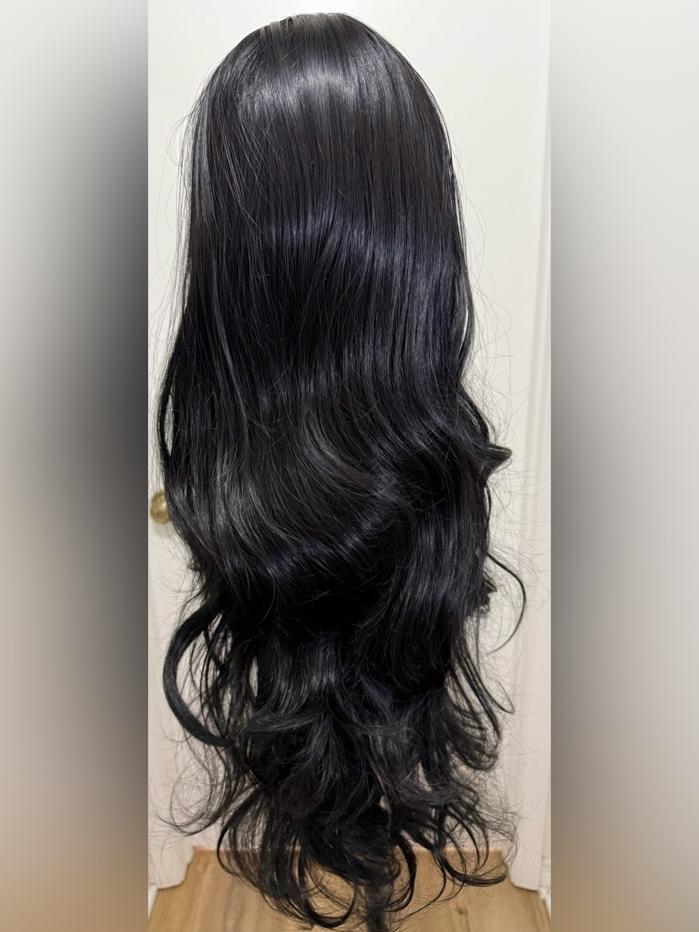 HAIR, 30” Long Layers, Lace Front, Jet Black - Picture 2 of 12